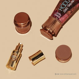超炫古銅色Hoola護(hù)膚品化妝品包裝設(shè)計(jì)與敷貼器創(chuàng)新